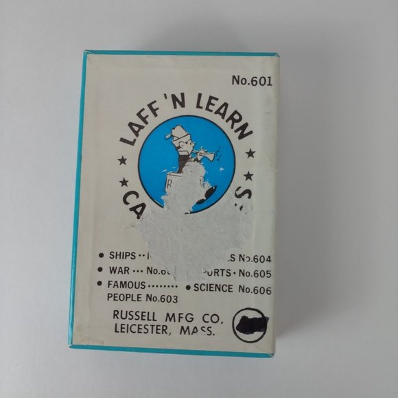 Ripley Enterprises Games Rare Ripleys Believe It Or Not Library Of Cards Rummy Deck Ships